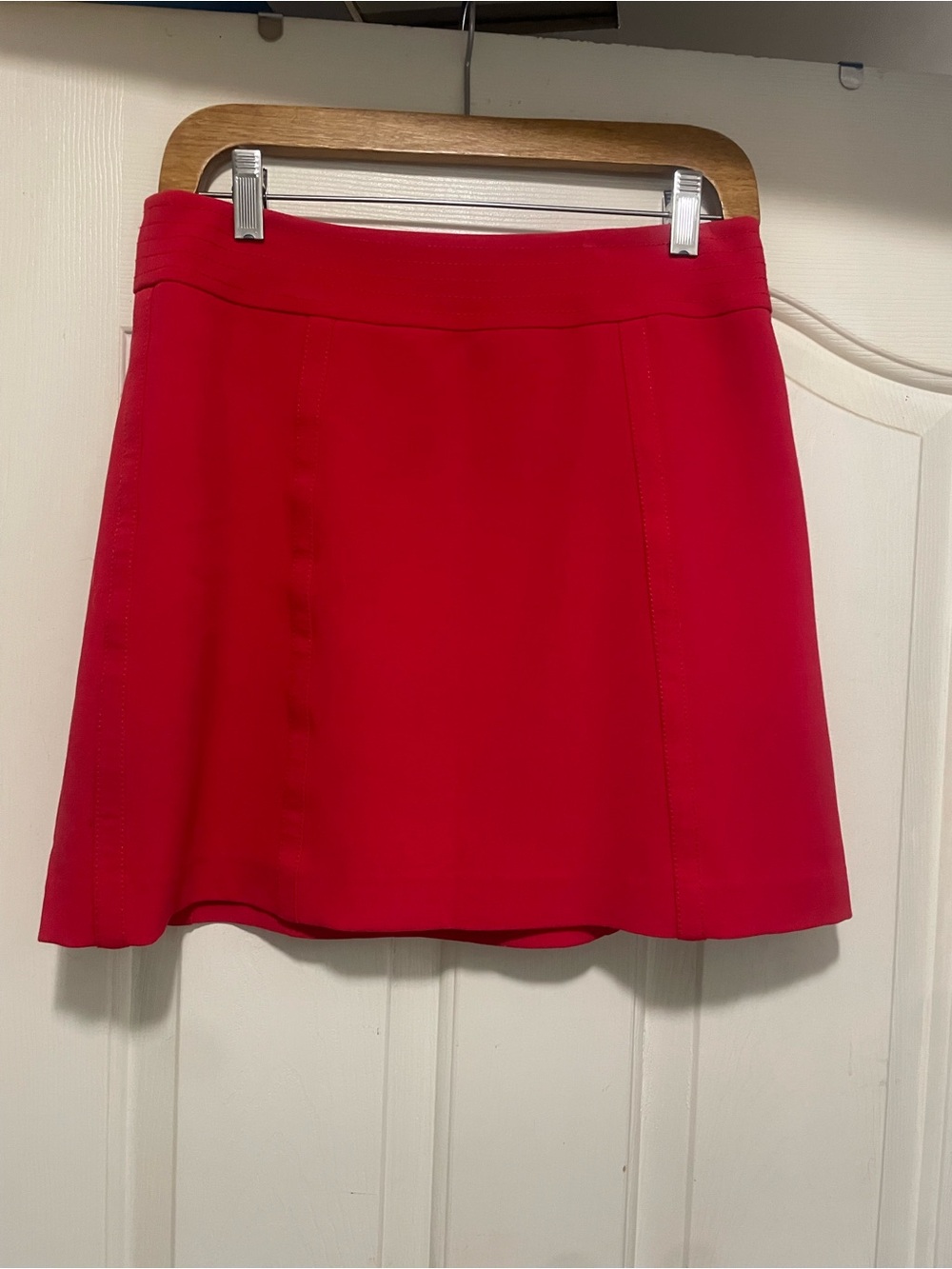 Jacob Red A-Line Mini Skirt – Size 2 – Fully Lined